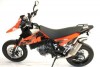 Chrániče přední vidlice - KTM 690 SM '07-'08 & 690 Duke III '08-, černé